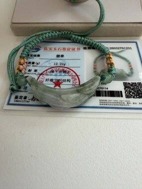 Adjustable Icy Light Green Jade Bracelet